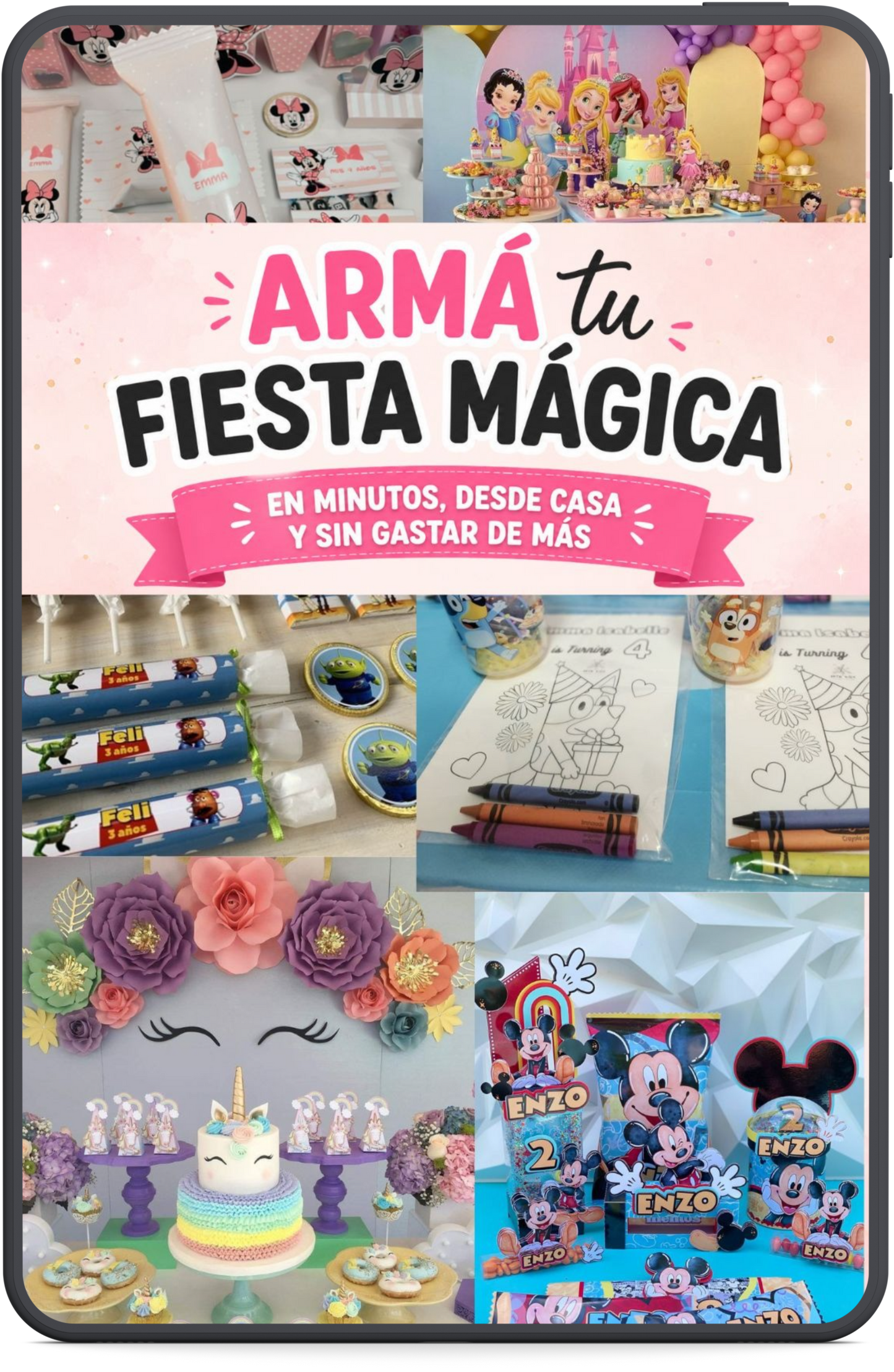 Kit Armá tu Fiesta Mágica + Bonos de Regalo